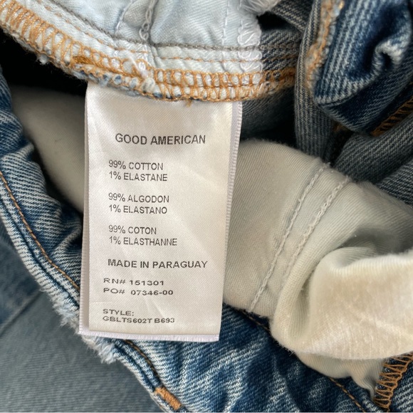 Good American Good Boy Twisted Slit Button Fly Jean - Picture 13 of 15